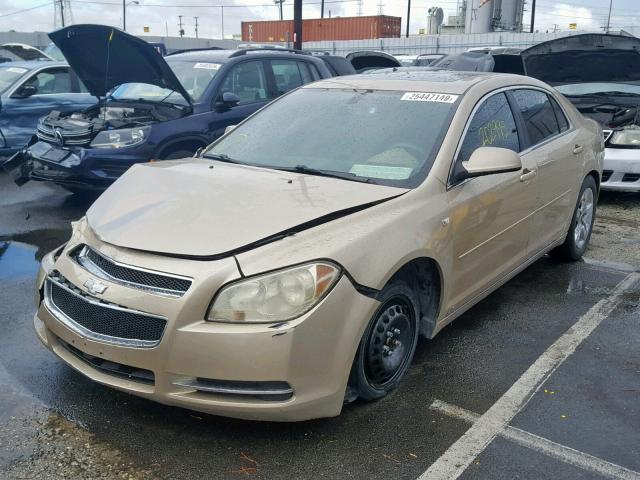 1G1ZH57B58F175589 - 2008 CHEVROLET MALIBU 1LT 金色 照片 2