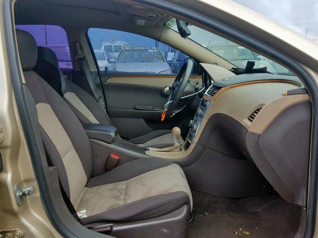 1G1ZH57B58F175589 - 2008 CHEVROLET MALIBU 1LT 金色 照片 5
