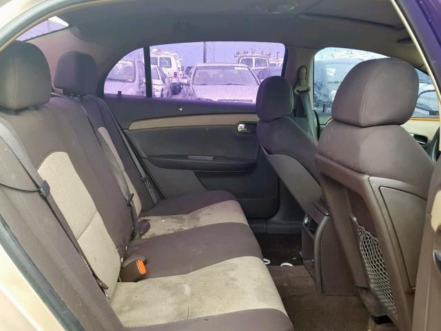 1G1ZH57B58F175589 - 2008 CHEVROLET MALIBU 1LT 金色 照片 6