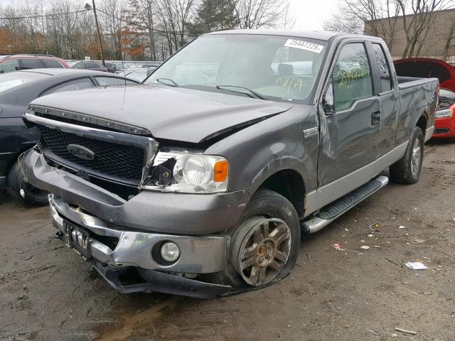 1FTPX14508FA71794 - 2008 FORD F150 SILVER photo 2