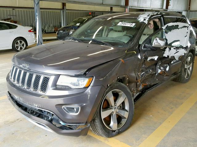 1C4RJFCT1EC432020 - 2014 JEEP GRAND CHER GRAY photo 2