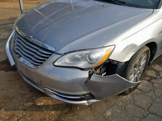 1C3CCBAB8EN210490 - 2014 CHRYSLER 200 LX SILVER photo 9