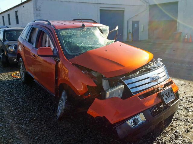 2FMDK48C58BA99132 - 2008 FORD EDGE SEL ORANGE photo 1