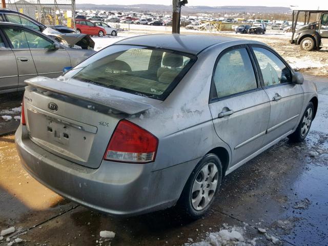 KNAFE121975452076 - 2007 KIA SPECTRA EX SILVER photo 4