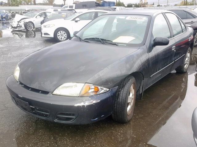 1G1JF524617348497 - 2001 CHEVROLET CAVALIER L GRAY photo 2