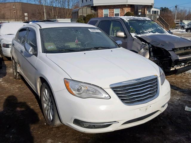 1C3CCBCG8DN738313 - 2013 CHRYSLER 200 LIMITE WHITE photo 1