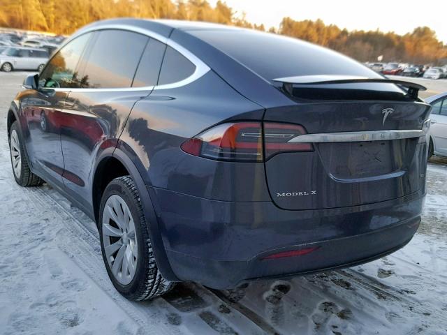 5YJXCBE25GF014595 - 2016 TESLA MODEL X BLACK photo 3