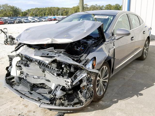 1G4ZS5SS7JU123488 - 2018 BUICK LACROSSE P GRAY photo 2