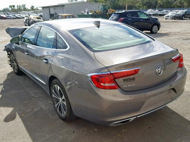 1G4ZS5SS7JU123488 - 2018 BUICK LACROSSE P GRAY photo 3