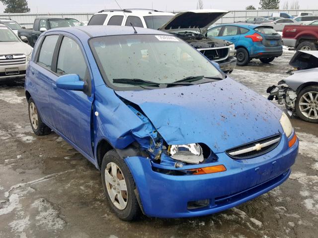 KL1TD666X7B743710 - 2007 CHEVROLET AVEO BASE Mavi foto 1
