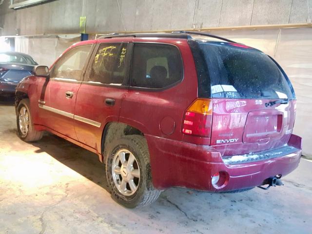 1GKDT13S162246861 - 2006 GMC ENVOY MAROON photo 3