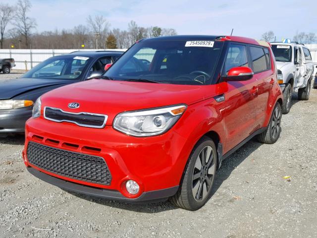 KNDJX3A56F7785796 - 2015 KIA SOUL ! Qırmızı foto 2