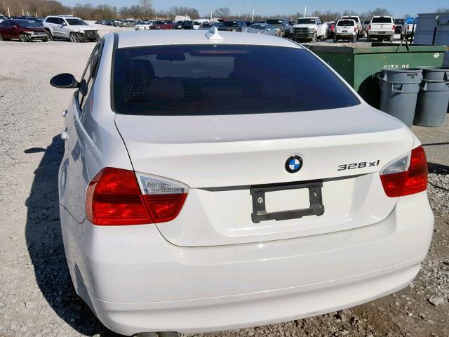 WBAVC93588K038422 - 2008 BMW 328 XI WHITE photo 10