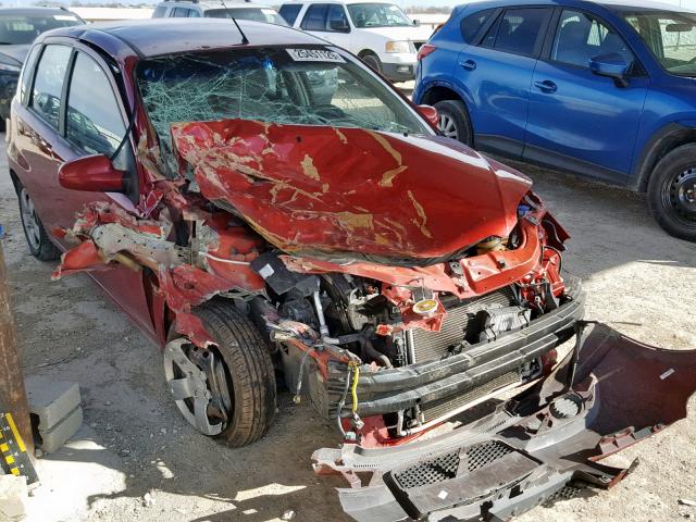 KL1TD6DE1BB123492 - 2011 CHEVROLET AVEO LS RED photo 1
