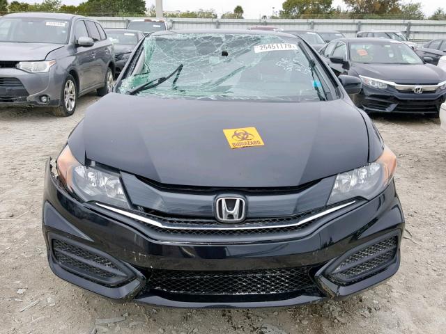 2HGFG3A81EH525049 - 2014 HONDA CIVIC EX BLACK photo 9