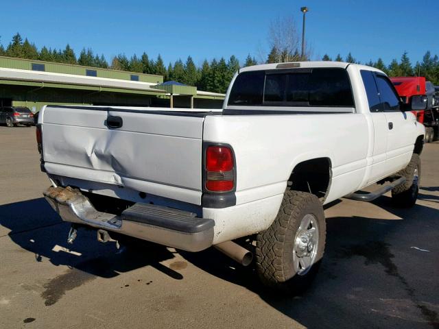 3B7KF23682M274131 - 2002 DODGE RAM 2500 WHITE photo 4