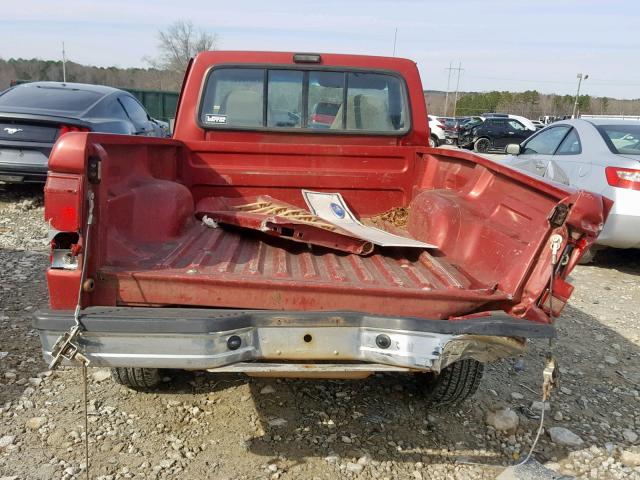 1FTCR10A1NTA88970 - 1992 FORD RANGER MAROON photo 6