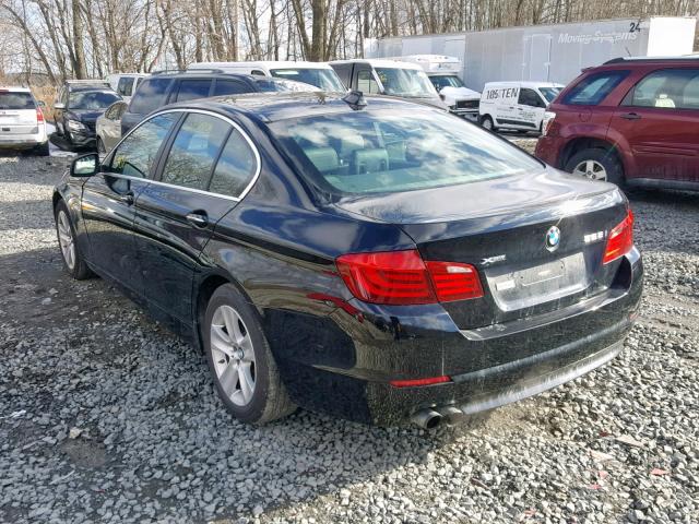 WBAXH5C50DDW14280 - 2013 BMW 528 XI BLACK photo 3