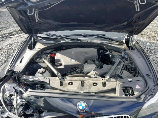 WBAXH5C50DDW14280 - 2013 BMW 528 XI BLACK photo 7