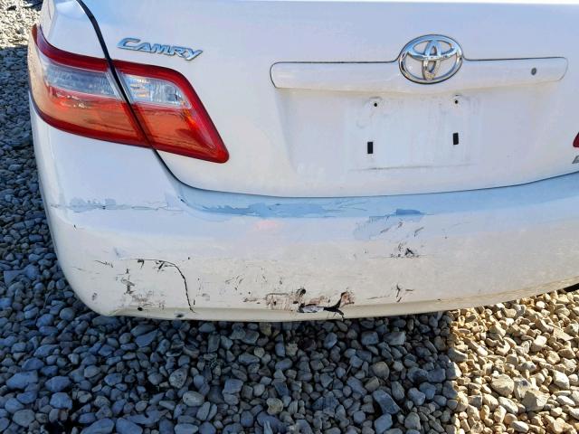 4T1BE46K67U657362 - 2007 TOYOTA CAMRY NEW WHITE photo 9