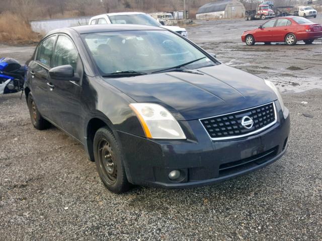 3N1AB61E58L757845 - 2008 NISSAN SENTRA 2.0 BLACK photo 1