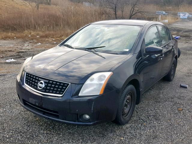 3N1AB61E58L757845 - 2008 NISSAN SENTRA 2.0 BLACK photo 2