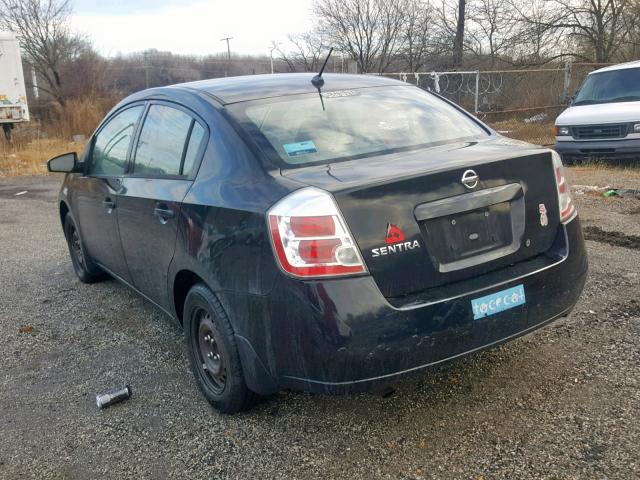 3N1AB61E58L757845 - 2008 NISSAN SENTRA 2.0 BLACK photo 3