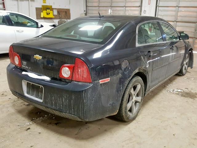 1G1ZC5E17BF240779 - 2011 CHEVROLET MALIBU 1LT BLACK photo 4