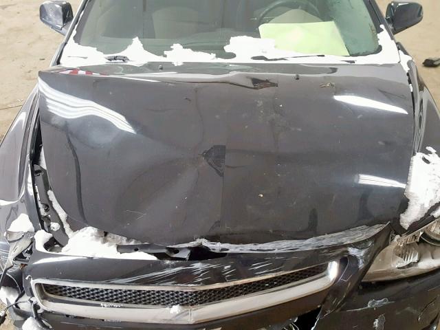 1G1ZC5E17BF240779 - 2011 CHEVROLET MALIBU 1LT BLACK photo 7