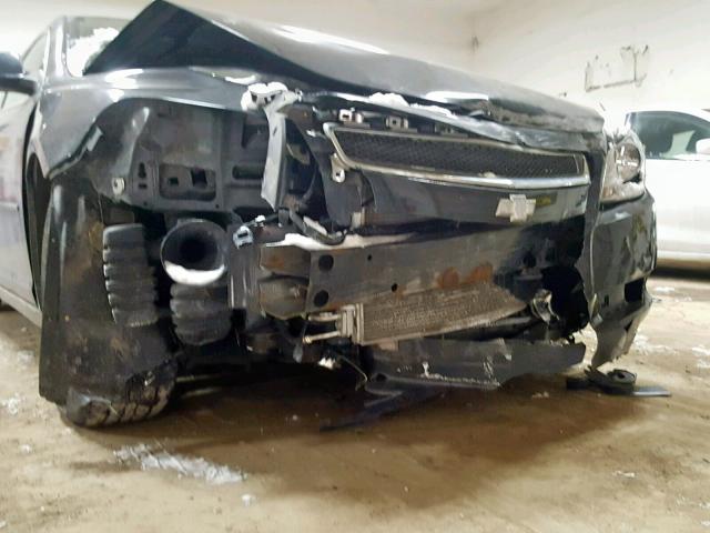 1G1ZC5E17BF240779 - 2011 CHEVROLET MALIBU 1LT BLACK photo 9