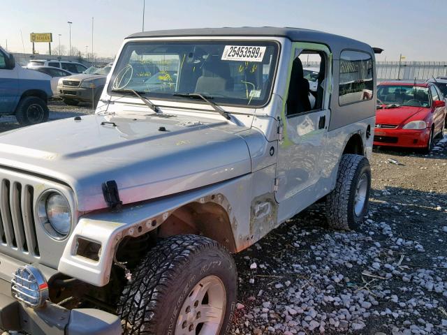 1J4FA44S05P314136 - 2005 JEEP WRANGLER / SILVER photo 9