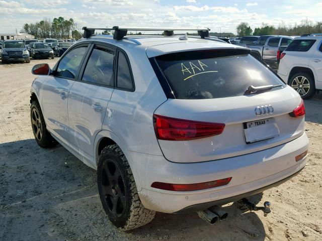 WA1BCCFSXHR009784 - 2017 AUDI Q3 PREMIUM WHITE photo 3