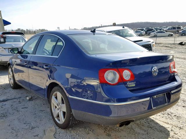 WVWAK73C18P095457 - 2008 VOLKSWAGEN PASSAT KOM BLUE photo 3