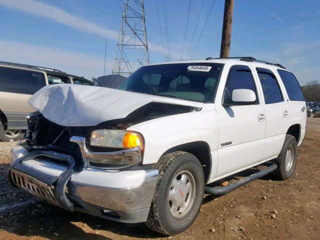 1GKEK13Z72R280924 - 2002 GMC YUKON WHITE photo 2