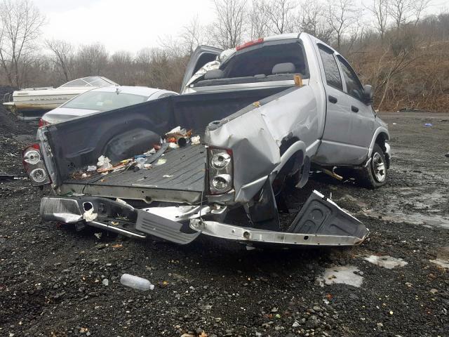 1D7KS28D87J609238 - 2007 DODGE RAM 2500 S SILVER photo 4