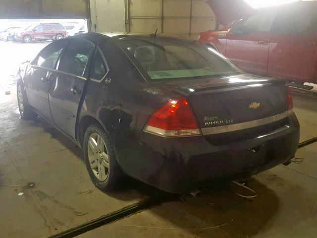 2G1WU581869150311 - 2006 CHEVROLET IMPALA LTZ BLACK photo 3