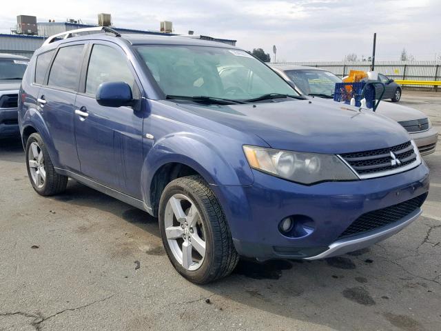 JA4MS41X77Z002116 - 2007 MITSUBISHI OUTLANDER BLUE photo 1