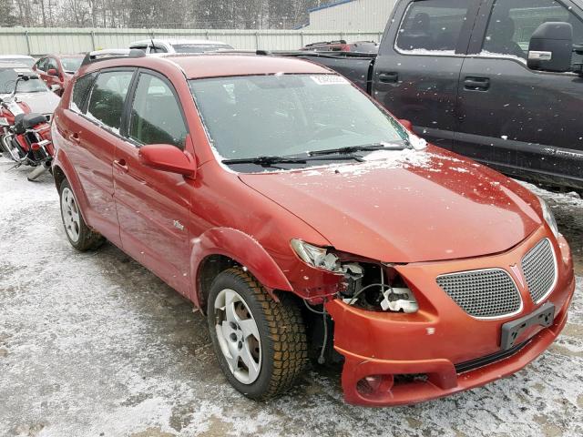 5Y2SL65807Z402818 - 2007 PONTIAC VIBE RED photo 1