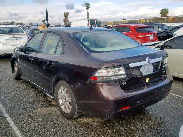 YS3FA4CY0B1311045 - 2011 SAAB 9-3 2.0T BROWN photo 3