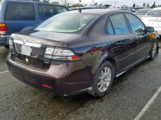 YS3FA4CY0B1311045 - 2011 SAAB 9-3 2.0T BROWN photo 4