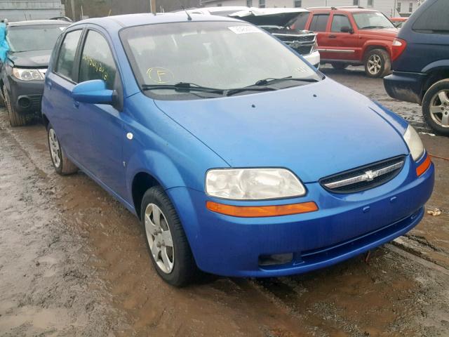 KL1TD666X7B754934 - 2007 CHEVROLET AVEO BASE ლურჯი ფოტო 1