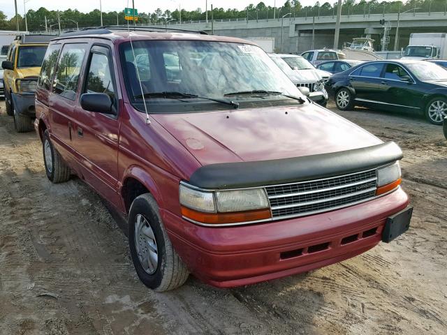 2P4GH2539RR686673 - 1994 PLYMOUTH VOYAGER BURGUNDY photo 1
