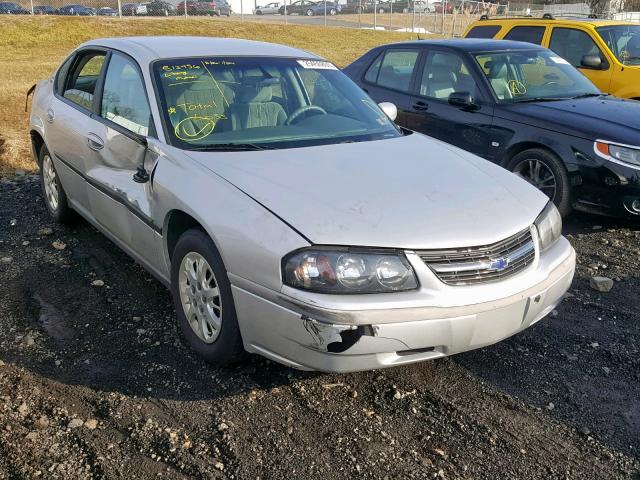 2G1WF52E729168461 - 2002 CHEVROLET IMPALA SILVER photo 1