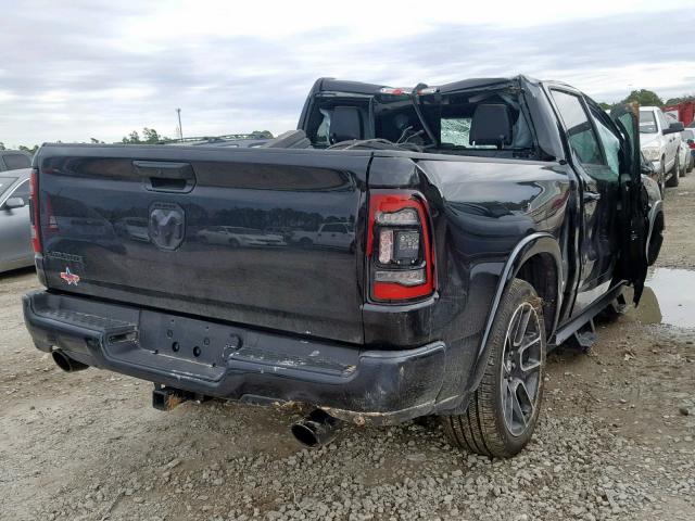 1C6RREJT1KN628245 - 2019 RAM 1500 LARAM BLACK photo 4