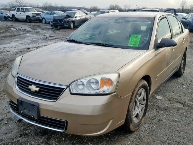 1G1ZS58N07F279416 - 2007 CHEVROLET MALIBU LS Бежевый фото 2