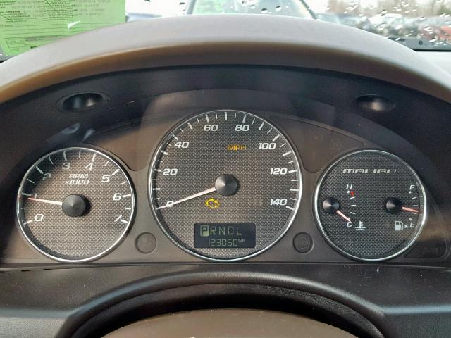 1G1ZS58N07F279416 - 2007 CHEVROLET MALIBU LS Бежевый фото 8