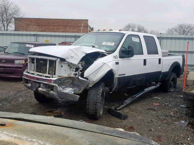 1FTSW31F12EC42555 - 2002 FORD F350 SRW S WHITE photo 2