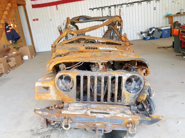 N0V1N25457539 - 2001 JEEP WRANGLER / BURN photo 9