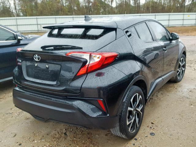 NMTKHMBX3JR004401 - 2018 TOYOTA C-HR XLE BLACK photo 4