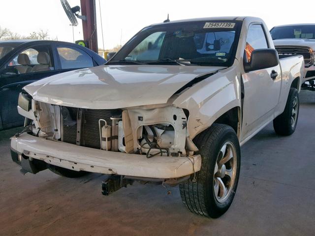 1GCCS149698103184 - 2009 CHEVROLET COLORADO WHITE photo 2